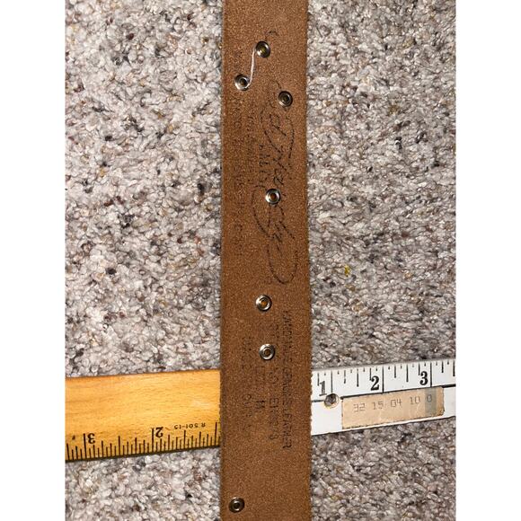 Ed Hardy True Love Belt White Stripes Rhinestone Medium Vintage Y2K - Picture 7 of 9